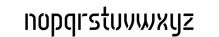 Tenby Stencil Medium Font LOWERCASE