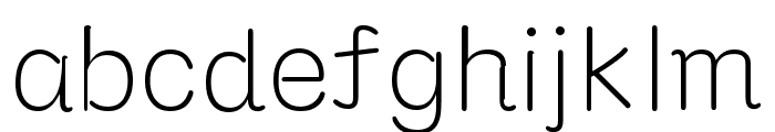 Tensentype AiQingJ Light Font LOWERCASE