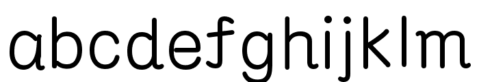 Tensentype AiQingJ Regular Font LOWERCASE