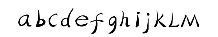 Tensentype FanXiaoGe KaiShuJF Regular Font LOWERCASE