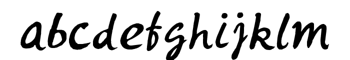 Tensentype TieShan KaiShuJF Regular Font LOWERCASE