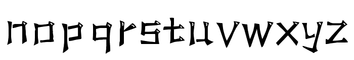 Tensentype TongSongJ Regular Font LOWERCASE
