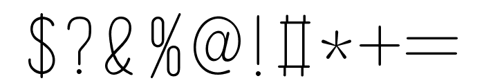 Tensentype XiangSiJF Regular Font OTHER CHARS