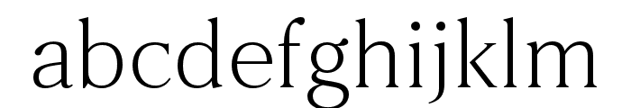 Than Light Font LOWERCASE