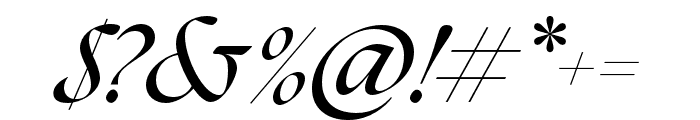 The Seasons Bold Italic Font OTHER CHARS