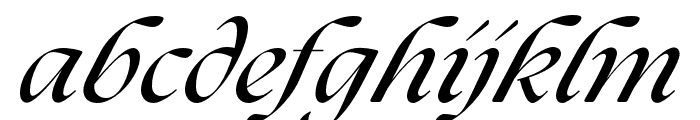 The Seasons Bold Italic Font LOWERCASE