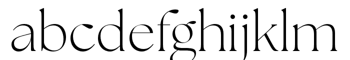 The Seasons Light Font LOWERCASE