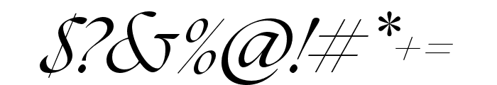 The Seasons Regular Italic Font OTHER CHARS