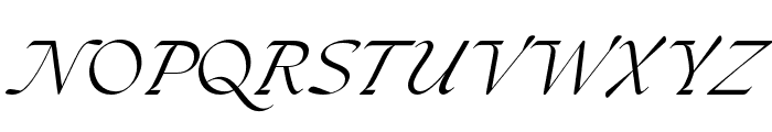 The Seasons Regular Italic Font UPPERCASE