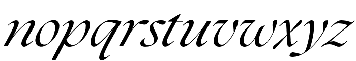 The Seasons Regular Italic Font LOWERCASE