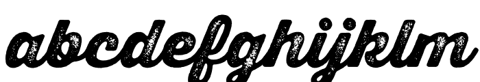 Thirsty Rough Blk Two Regular Font LOWERCASE