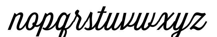 Thirsty Script Light Font LOWERCASE