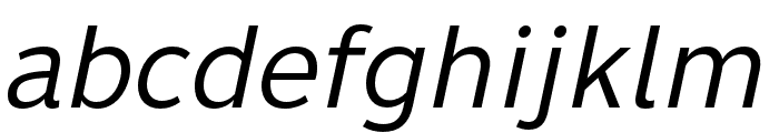 Thongterm Italic Font LOWERCASE