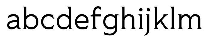 Tiller Regular Font LOWERCASE