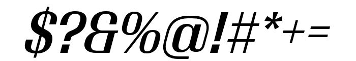 Timonium Medium Italic Font OTHER CHARS