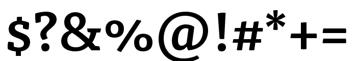 Tisa Pro Medium Font OTHER CHARS