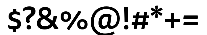 Tisa Sans Pro Medium Font OTHER CHARS