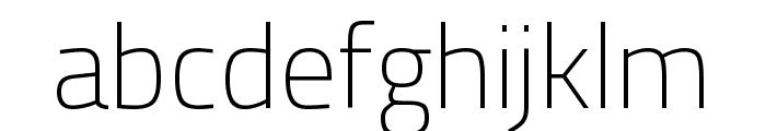 Titillium Web ExtraLight Font LOWERCASE