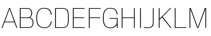 TitlingGothicFB Extended Thin Font UPPERCASE