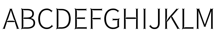 TogebaraLight Regular Font UPPERCASE