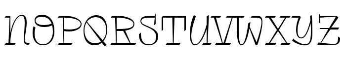 Tomasa Regular Font LOWERCASE
