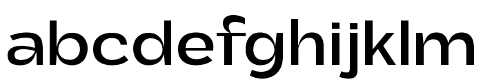 TotalBlack VF Medium Font LOWERCASE