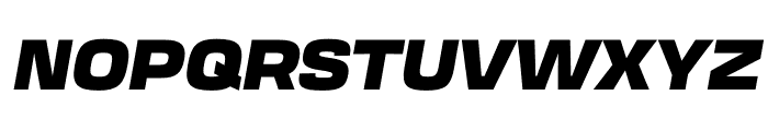 Transducer Black Italic Font UPPERCASE