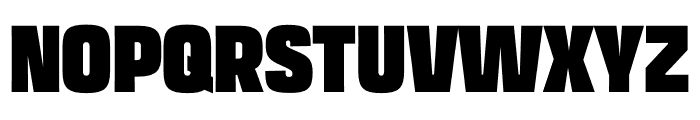 Transducer Condensed Black Font UPPERCASE