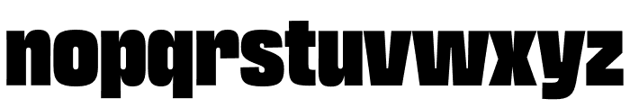 Transducer Condensed Black Font LOWERCASE