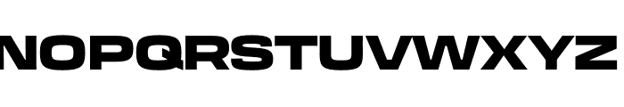 Transducer Extended Black Font UPPERCASE