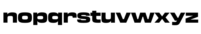 Transducer Extended Black Font LOWERCASE