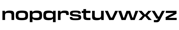 Transducer Extended Bold Font LOWERCASE