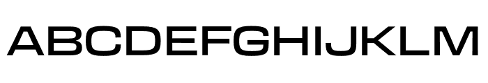 Transducer Extended Medium Font UPPERCASE