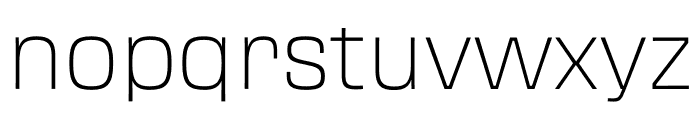 Transducer Hairline Font LOWERCASE
