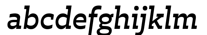 Trilby Medium Italic Font LOWERCASE