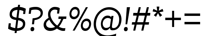 Trilby Regular Italic Font OTHER CHARS