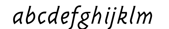 Triplex Italic OT Light Font LOWERCASE
