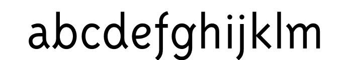 Triplex Sans OT Light Font LOWERCASE