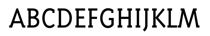 Triplex Serif OT Light Font UPPERCASE