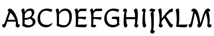 Tumba VF Text Regular Font UPPERCASE