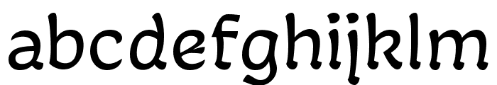 Tumba VF Text Regular Font LOWERCASE