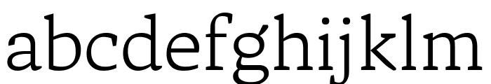 Tuna Light Font LOWERCASE