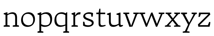 Tuna Light Font LOWERCASE