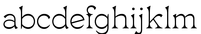 Tuppence ExtraLight Font LOWERCASE