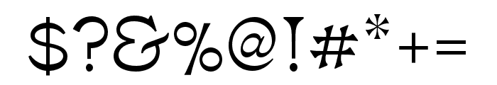 Tuppence Light Font OTHER CHARS