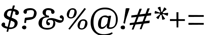 Turnip Book Italic Font OTHER CHARS