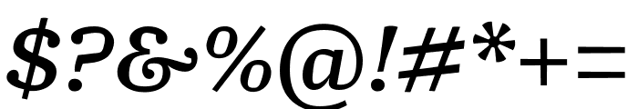 Turnip Italic Font OTHER CHARS