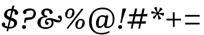 TurnipRE Italic Font OTHER CHARS