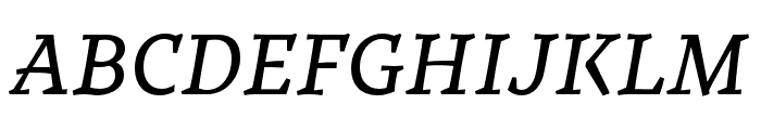 Tzimmes Medium Italic Font UPPERCASE