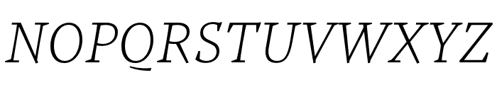 Tzimmes Regular Italic Font UPPERCASE